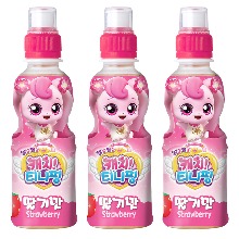 웅진 어린이음료 알쏭달쏭 캐치 티니핑 딸기맛 200ml x24개음료수